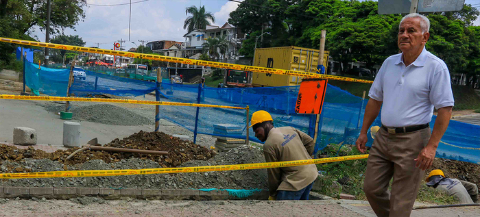 Obras de la Troncal Oriental del MIO avanzan en un 71%