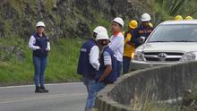 Inician labores del INV&Iacute;AS en derrumbe de la v&iacute;a al mar