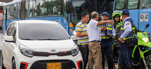 En 2023, en Cali se han impuesto 4.736 comparendos por invasi&oacute;n al carril exclusivo del MIO