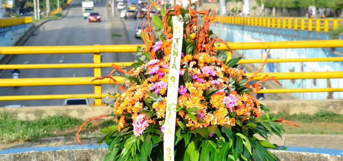 Cali se cubre de flores para conmemorar el &lsquo;D&iacute;a Mundial en Memoria de las V&iacute;ctimas de Siniestros Viales&rsquo;