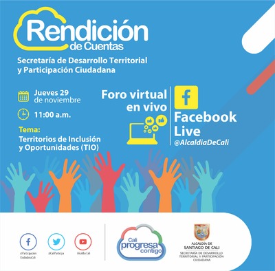 Tercera jornada de Rendici&oacute;n de Cuentas Secretar&iacute;a de Desarrollo Territorial y Participaci&oacute;n Ciudadana