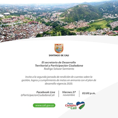 Segunda Jornada de Rendici&oacute;n de Cuentas de la Secretar&iacute;a de Desarrollo Territorial y Participaci&oacute;n Ciudadana