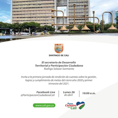 Primera jornada de rendici&oacute;n de cuentas de la Secretar&iacute;a de Desarrollo Territorial y Participaci&oacute;n Ciudadana