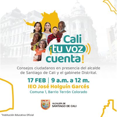Cali &iexcl;tu voz cuenta!