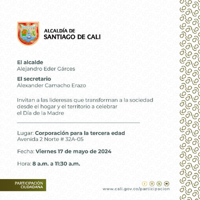 Celebraci&oacute;n d&iacute;a de la Madre a las lideresas