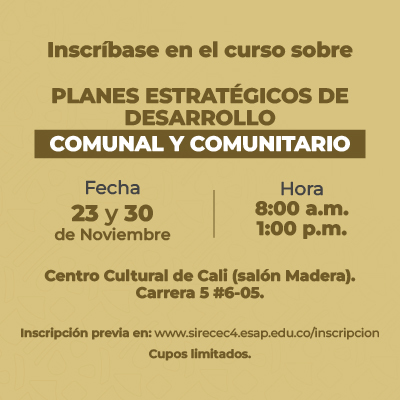 Plan estrat&eacute;gico comunitario