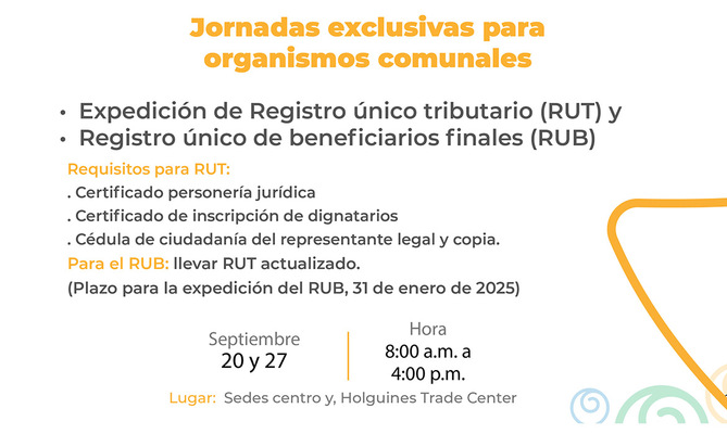 Jornadas exclusivas para organismos comunales sobre expedici&oacute;n de obligaciones tributarias con la DIAN
