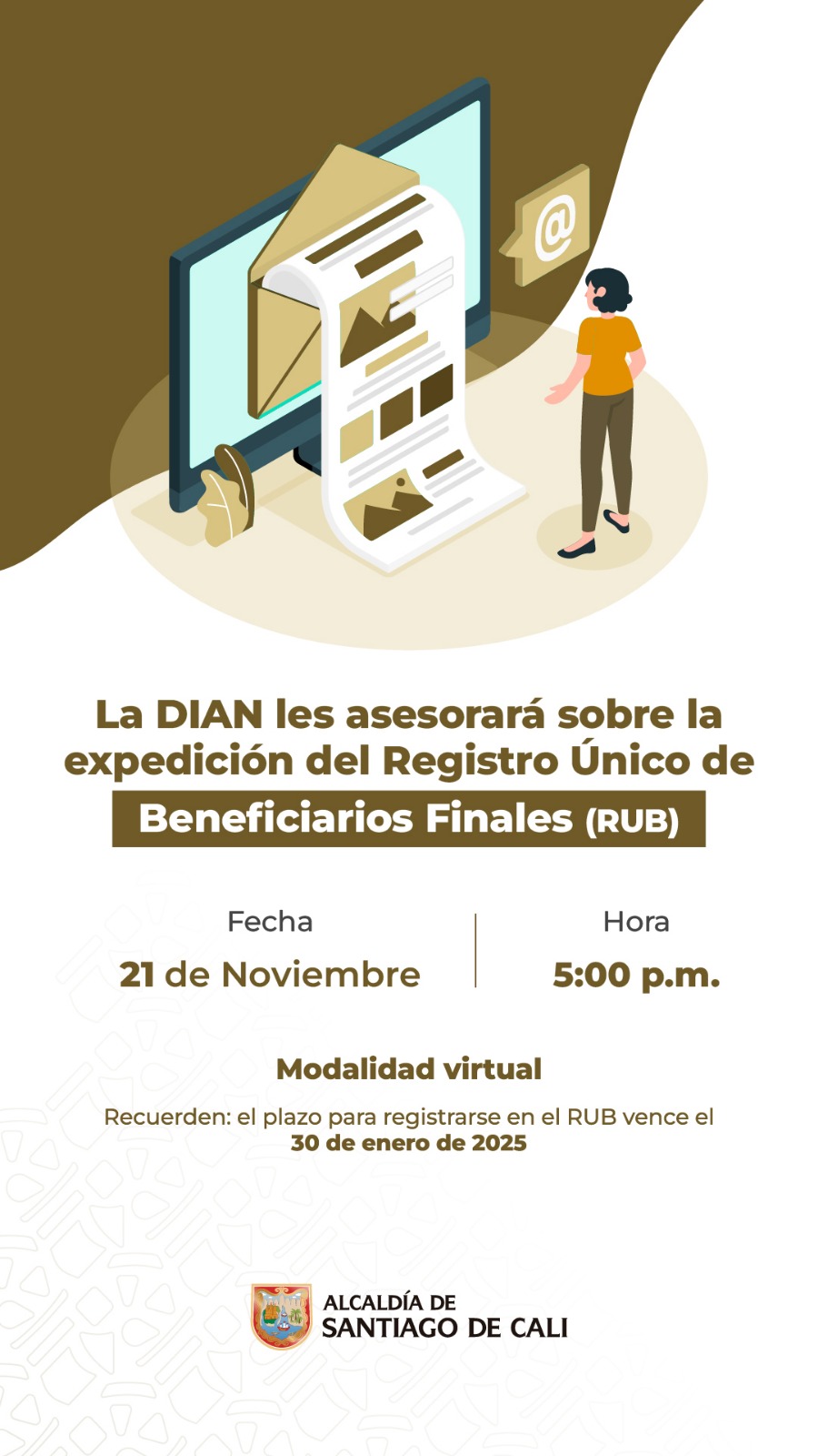 De nuevo, la DIAN asesora a organismos comunales para expedición del Registro Único de Beneficiarios (RUB)
