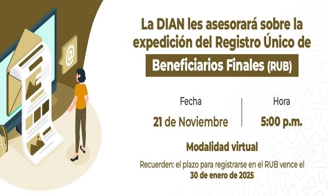 De nuevo, la DIAN asesora a organismos comunales para expedici&oacute;n del Registro &Uacute;nico de Beneficiarios (RUB)