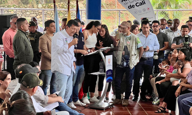 Las fuerzas vivas de la Comuna 20 deben definir proyectos para su desarrollo f&iacute;sico y social: alcalde Eder convoc&oacute; a una mesa de trabajo