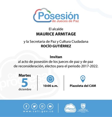 Acto de posesi&oacute;n de los jueces de paz y jueces de paz de reconsideraci&oacute;n