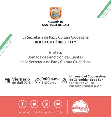 Invitaci&oacute;n rendici&oacute;n de cuentas