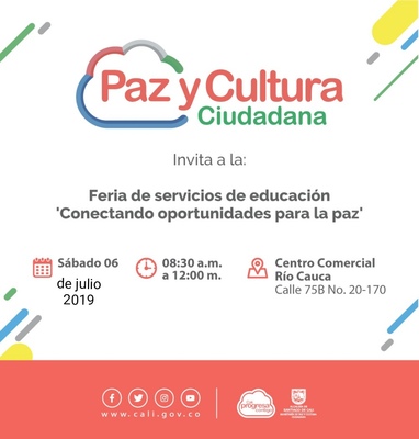 Feria de servicios de educaci&oacute;n "Conectando oportunidades para la paz"
