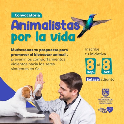 Animalistas por la vida: una convocatoria de cultura ciudadana