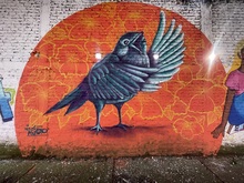 Andr&eacute;s Pedroza, pint&oacute; naturaleza y paz en Graficalia 2022