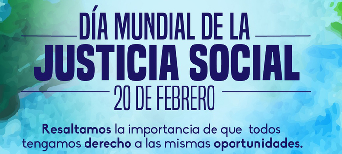 En el D&iacute;a Mundial de la Justicia Social se resalta la importancia de construir una sociedad en paz