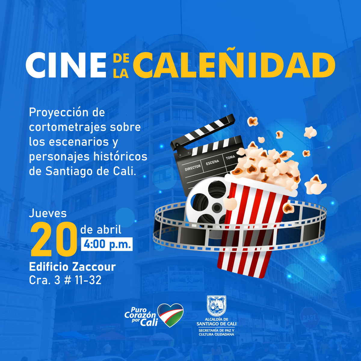 Prográmate a participar en la jornada “Cine de la caleñidad”