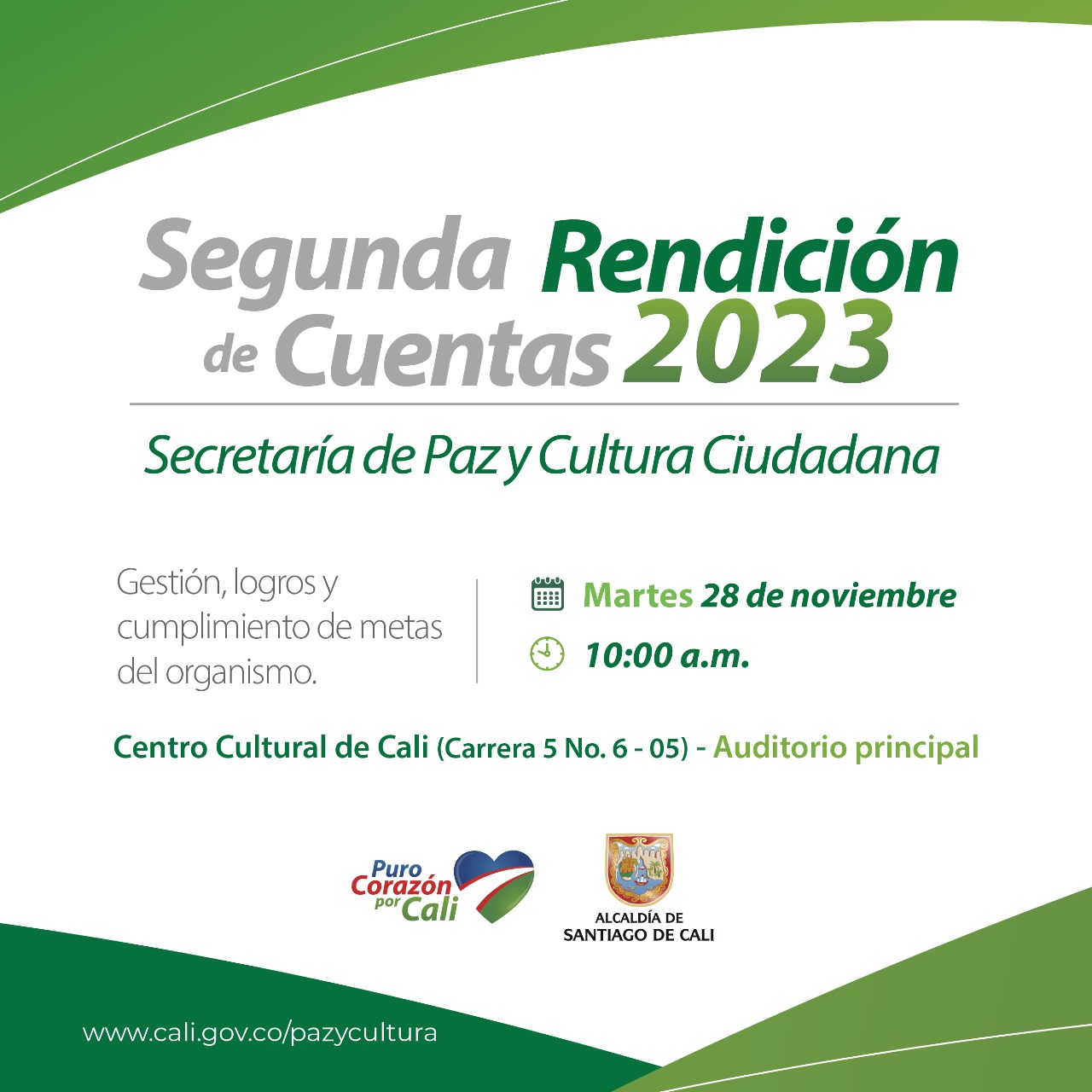 Segunda rendición de cuentas 2023