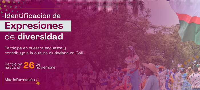 Participa en la encuesta para caracterizar la diversidad cultural en Cali