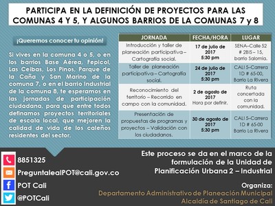 Recorrido de reconocimiento comunas 4, 5, 7 y 8 - UPU 2