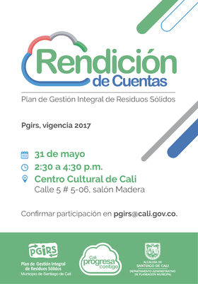 Rendici&oacute;n de cuentas PGIRS