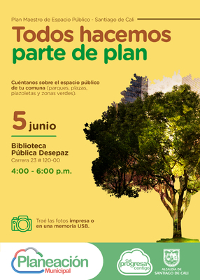 Jornada de participaci&oacute;n ciudadana Plan Maestro de Espacio P&uacute;blico Comuna 21
