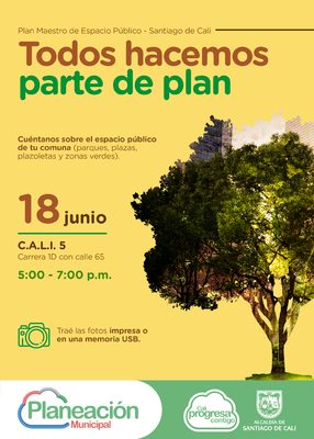 Jornada de participaci&oacute;n ciudadana del Plan Maestro de Espacio P&uacute;blico 