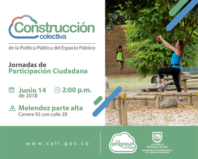 Jornada de construcci&oacute;n colectiva de la Pol&iacute;tica P&uacute;blica de Espacio P&uacute;blico