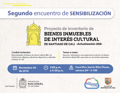 Segundo encuentro con representantes de Bienes de Inter&eacute;s Cultural