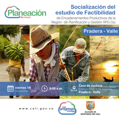 Socializaci&oacute;n del estudio de factibilidad de encadenamientos productivos de la ciudad-regi&oacute;n en Pradera
