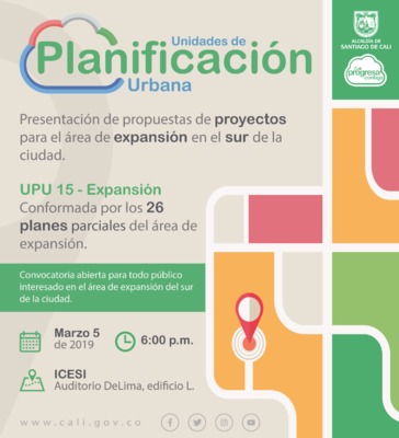 Presentaci&oacute;n de propuestas de proyectos para zona de expansi&oacute;n - UPU 15 (Rendici&oacute;n de Cuentas)