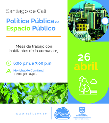 Pol&iacute;tica P&uacute;blica De Espacio P&uacute;blico comuna 15