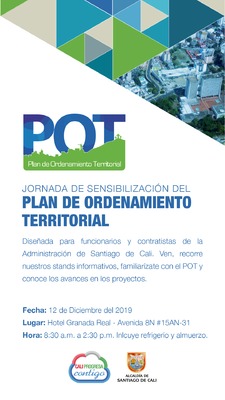 Jornada de sensibilizaci&oacute;n del POT