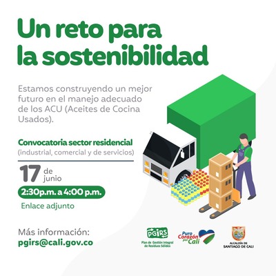 Convocatoria: Un reto para la sostenibilidad
