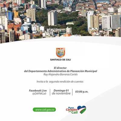 Segunda jornada de rendici&oacute;n de cuentas del Departamento Administrativo Planeaci&oacute;n Municipal