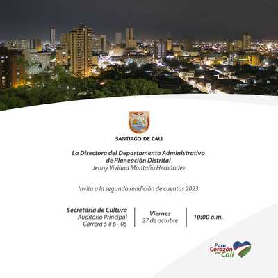 Segunda rendici&oacute;n de cuentas 2023