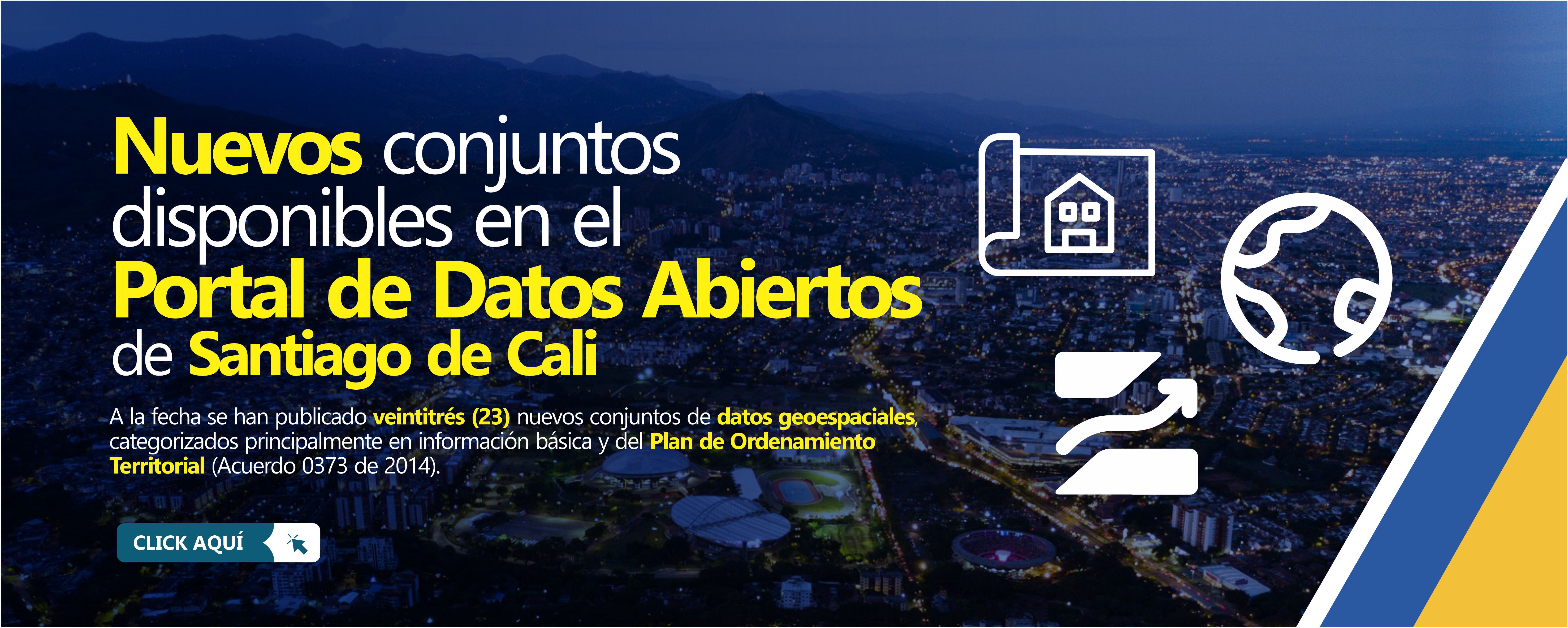 Pieza gráfica que contiene al lado izquierdo un mapa temático de la cantidad de visitas por Comuna y Corregimiento y al costado derecho el titulo de la nota y una breve descripción y en la parte inferior el logo de la IDESC.