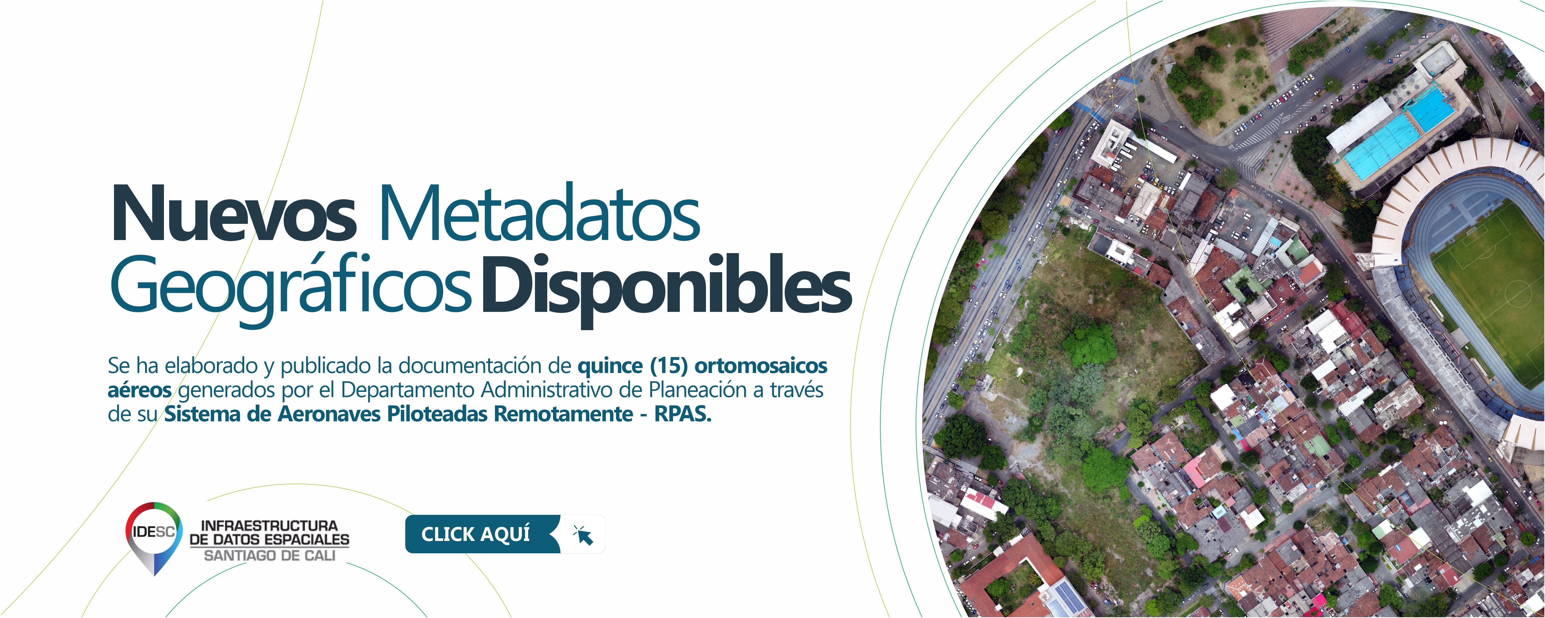 Pieza gráfica que contiene al lado izquierdo un mapa temático de la cantidad de visitas por Comuna y Corregimiento y al costado derecho el titulo de la nota y una breve descripción y en la parte inferior el logo de la IDESC.