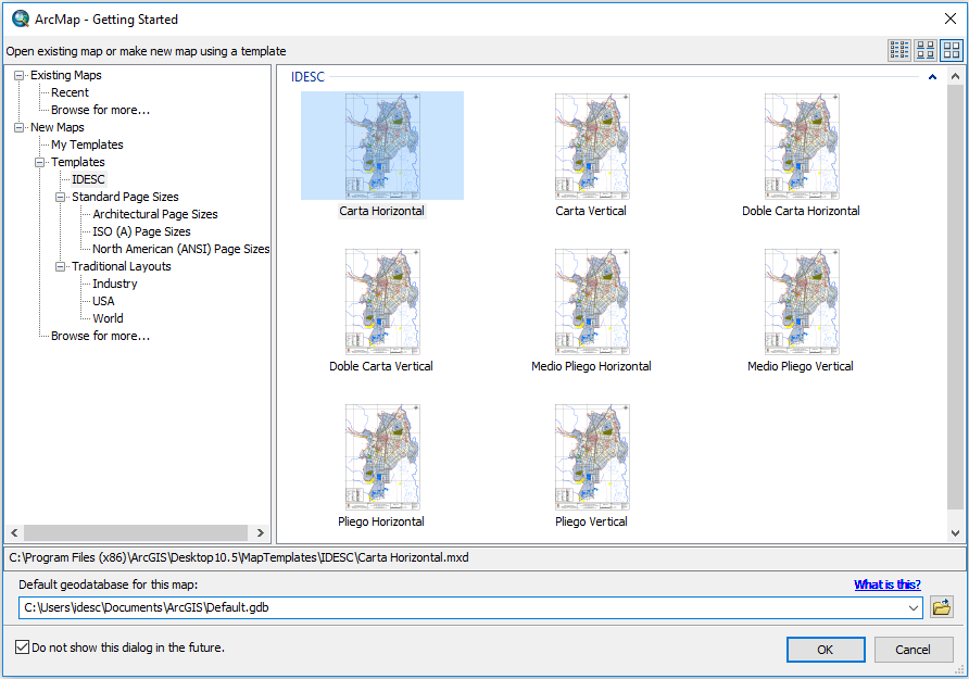 Plantillas para mapas