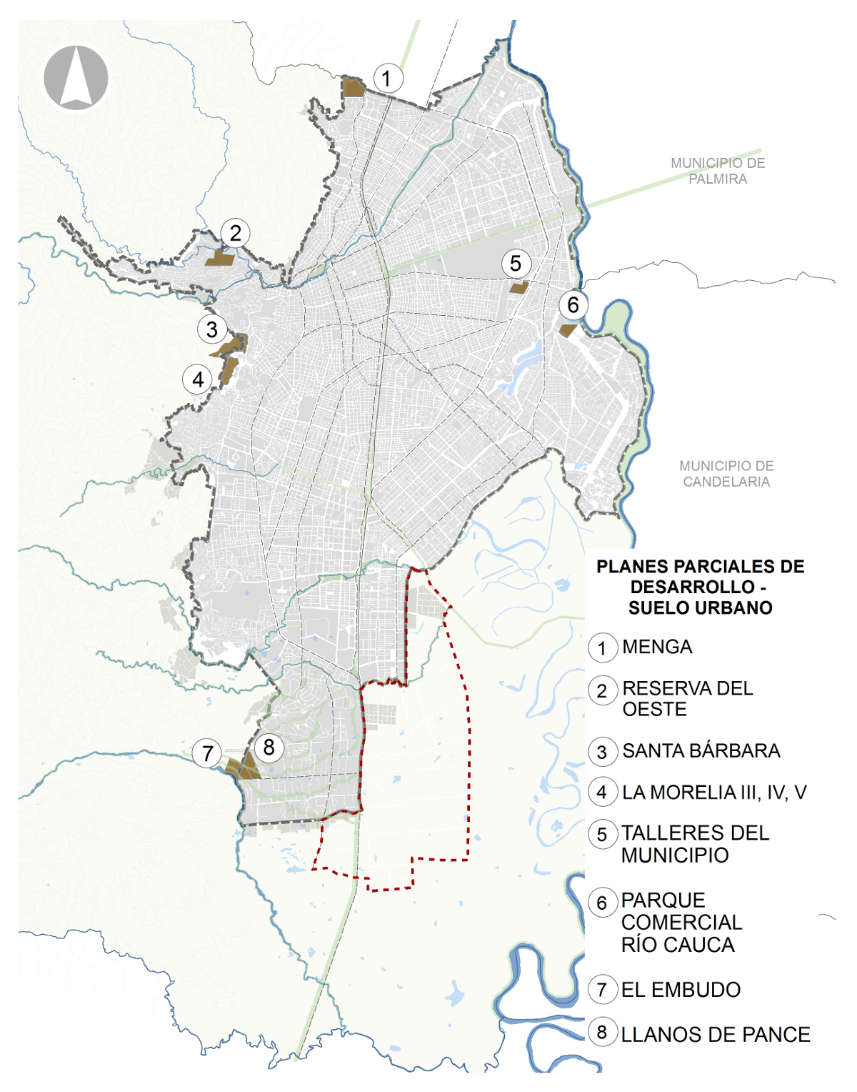 Planes parciales de desarrollo en suelo urbano