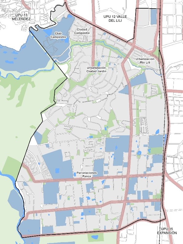 Unidades de Planificación Urbana UPU