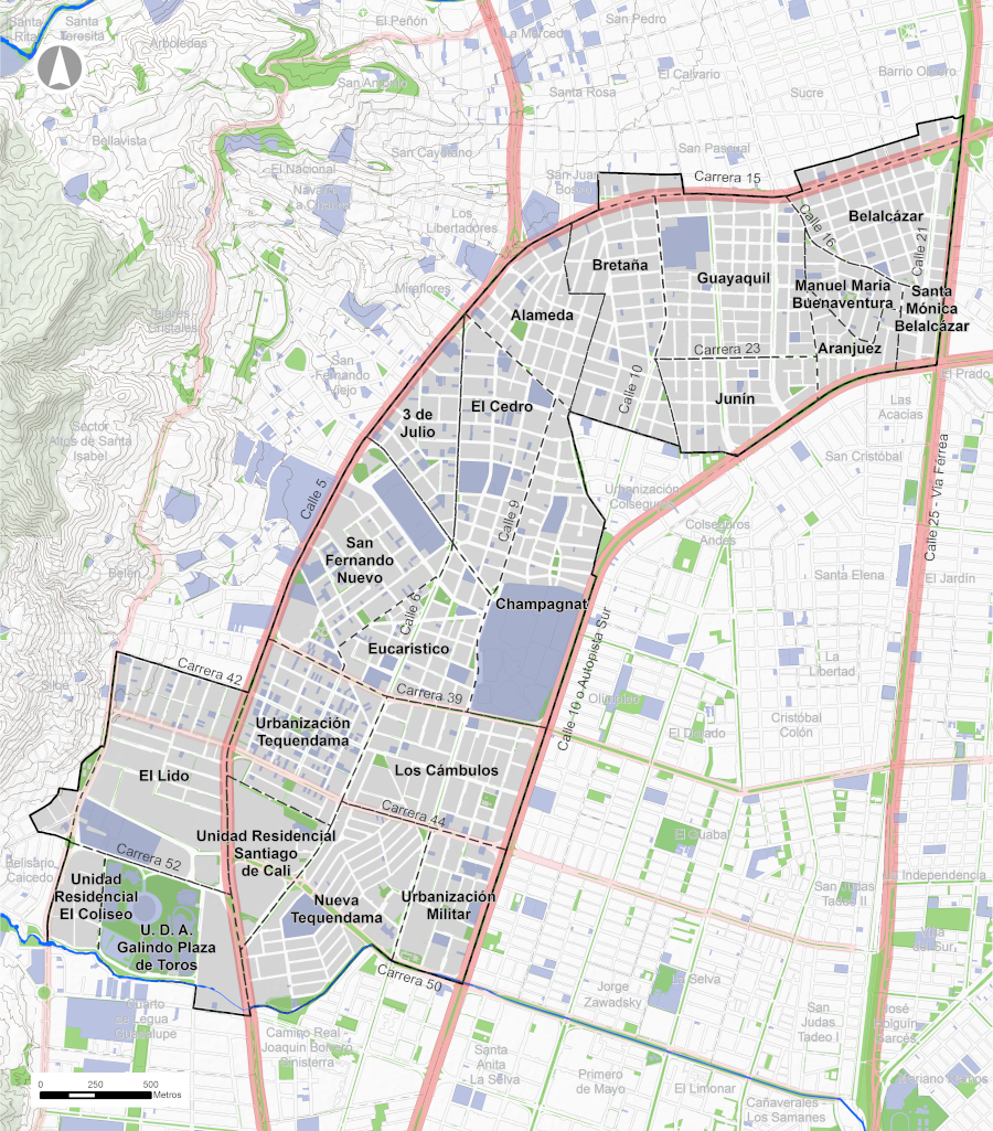 Unidades de Planificación Urbana UPU