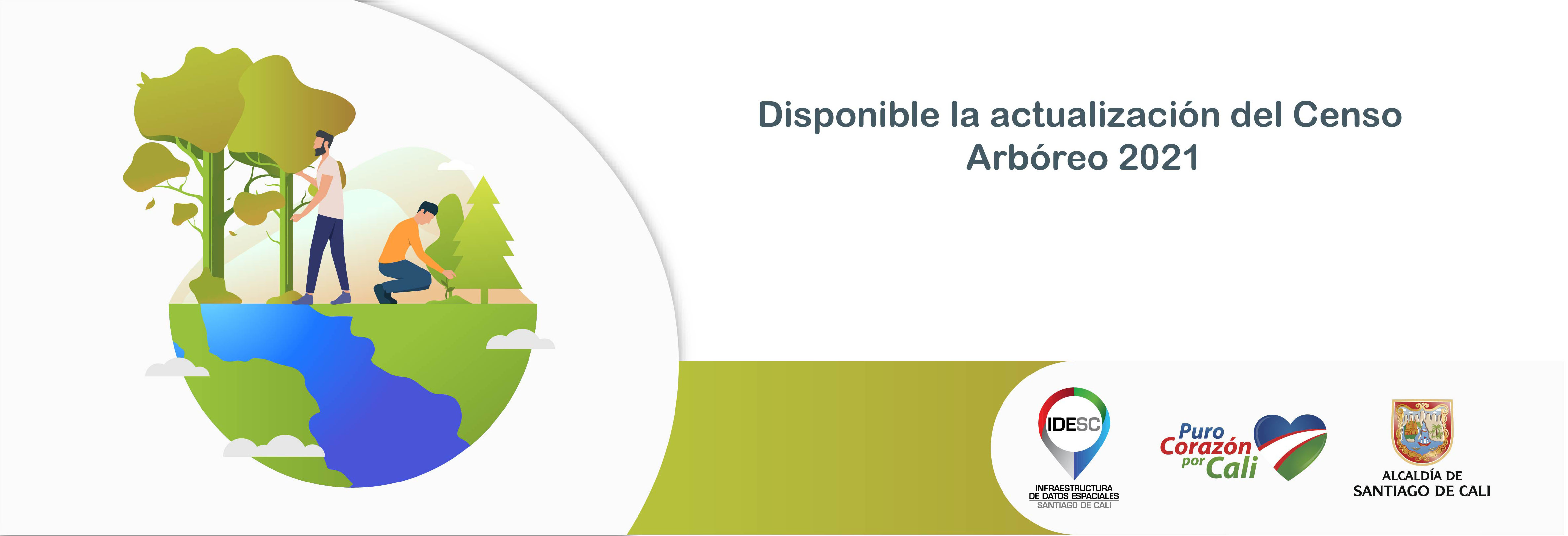 Pieza gráfica con una ilustración, donde se muestra a dos personas en un bosque que es atravesado por un río y en la parte inferior derecha se encuentran los logos institucionales.