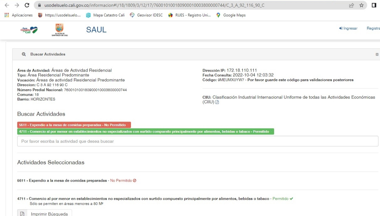 Ya puedes consultar el aplicativo web Uso del Suelo