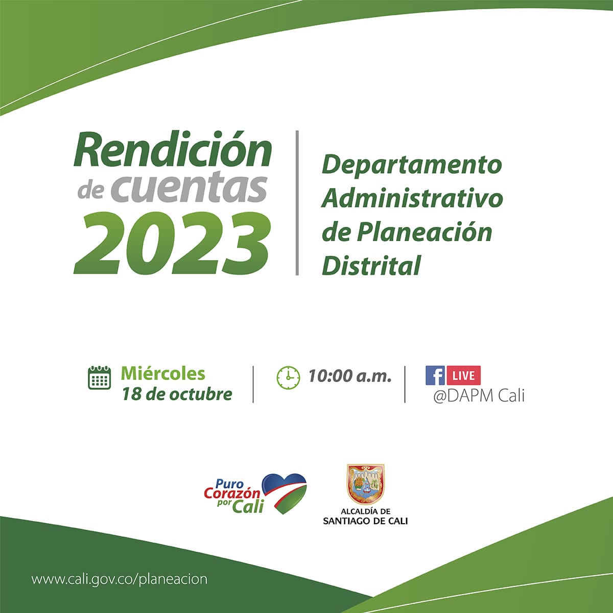 Únete a la Segunda Jornada de Rendición de Cuentas del Departamento Administrativo de Planeación Distrital