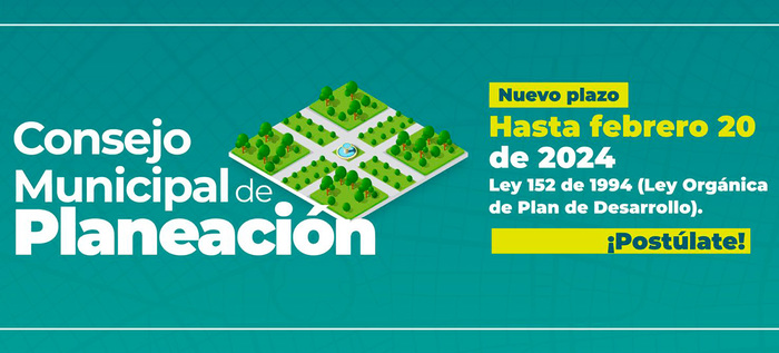 Hasta el 20 de febrero hay plazo para presentarse a la convocatoria para la renovaci&oacute;n del Consejo Municipal de Planeaci&oacute;n