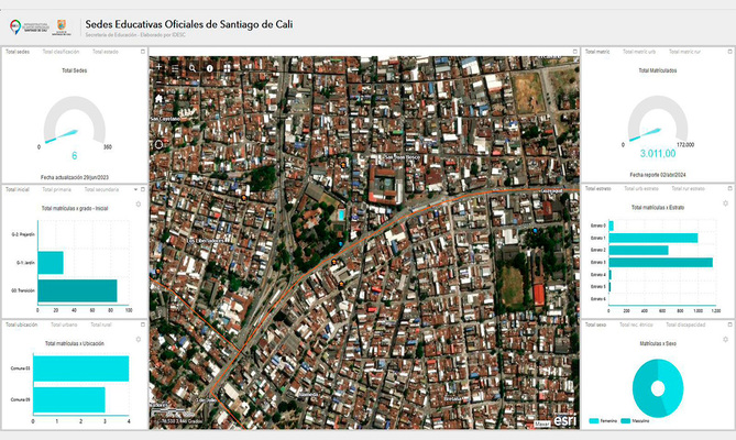 Nueva versi&oacute;n del mapa interactivo de las Sedes Educativas Oficiales
