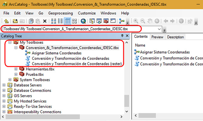 Nueva versi&oacute;n de la herramienta para Conversi&oacute;n y Transformaci&oacute;n de Coordenadas