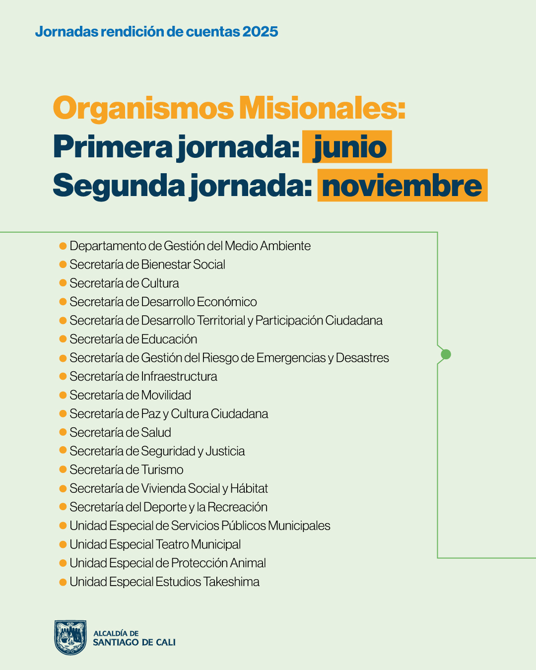 Participa en los espacios de rendición de cuentas de la Alcaldía de Cali para este 2025 Participa en los espacios de rendición de cuentas de la Alcaldía de Cali para este 2025