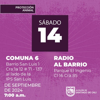 Jornadas de Esterilizaci&oacute;n  14/09/2024